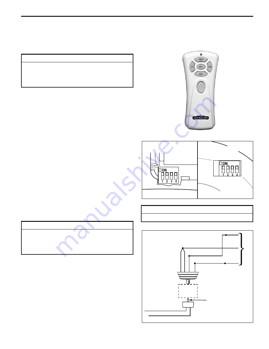 Fanimation Michael David's Adventure LB1820BL Owner'S Manual Download Page 7