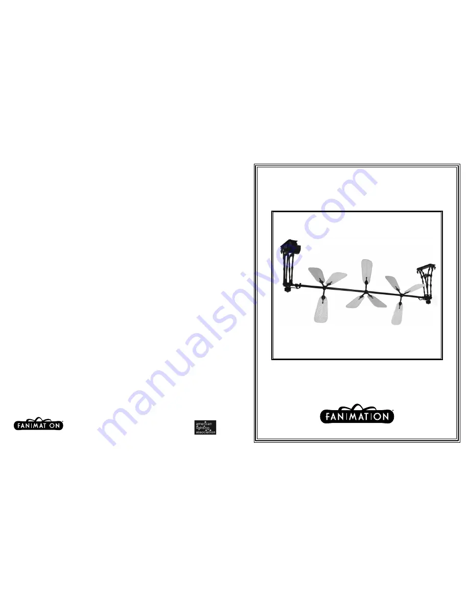 Fanimation Palmetto FP600 Series Скачать руководство пользователя страница 1