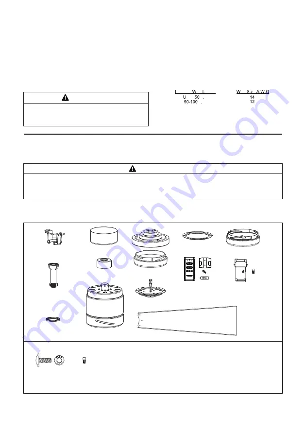 Fanimation PYLON LP8277 Series Instructions Manual Download Page 4