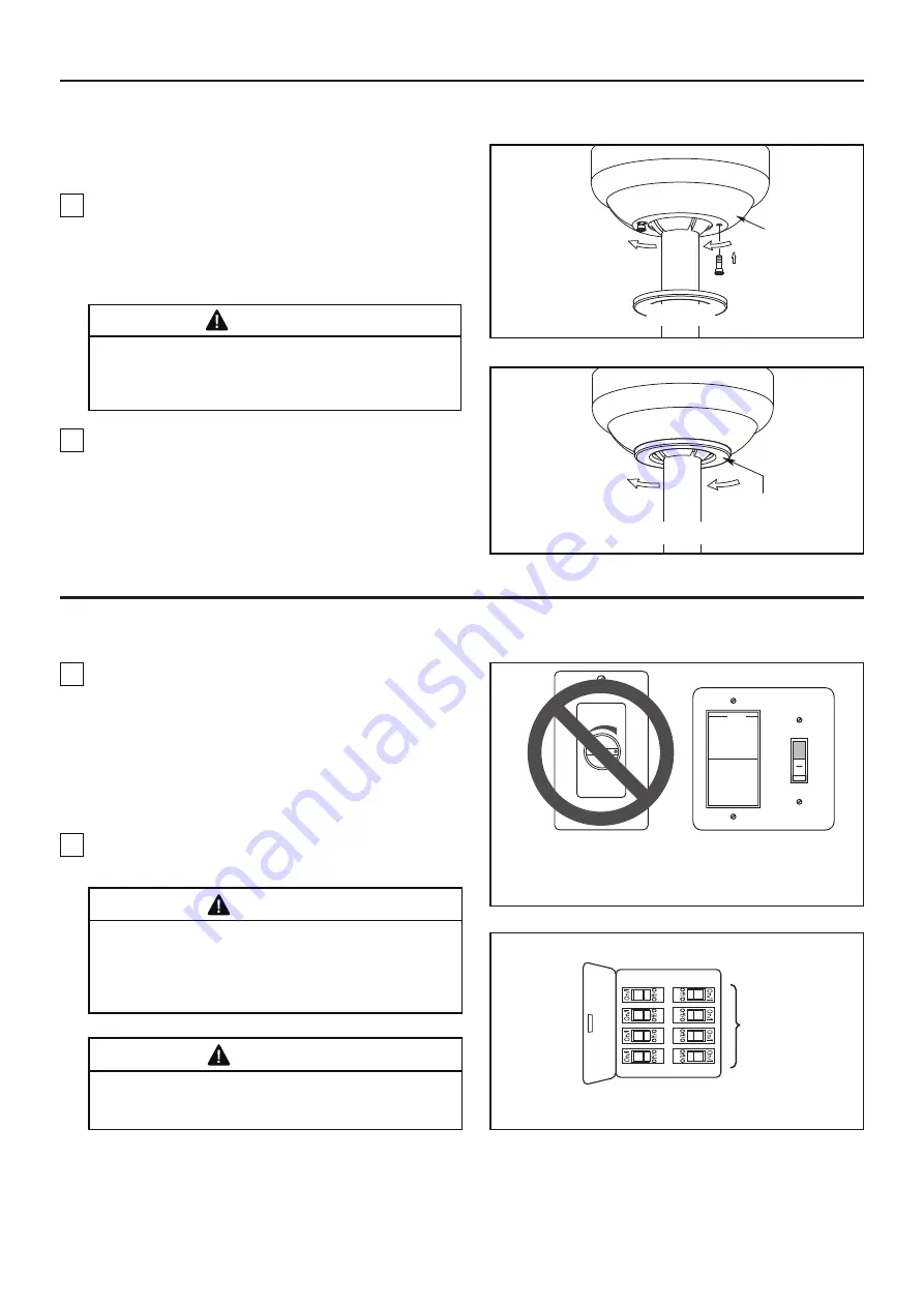 Fanimation Showroom OBVI FP3050 Series Manual Download Page 12