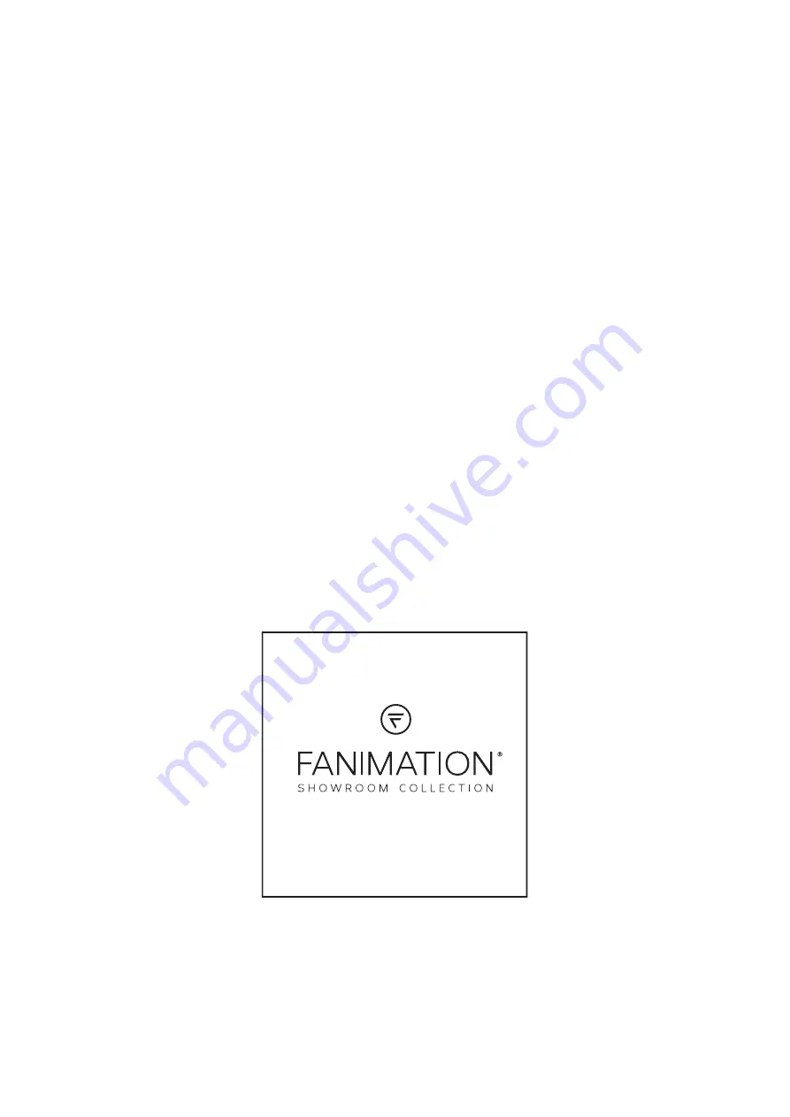 Fanimation SPITFIRE Instructions Manual Download Page 13