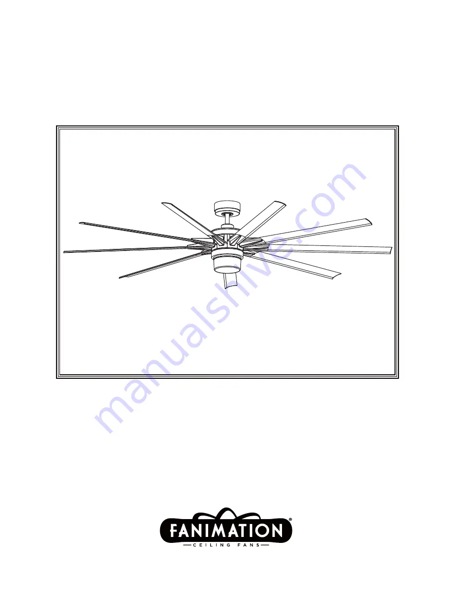 Fanimation The Odyn FPD8148 Скачать руководство пользователя страница 20