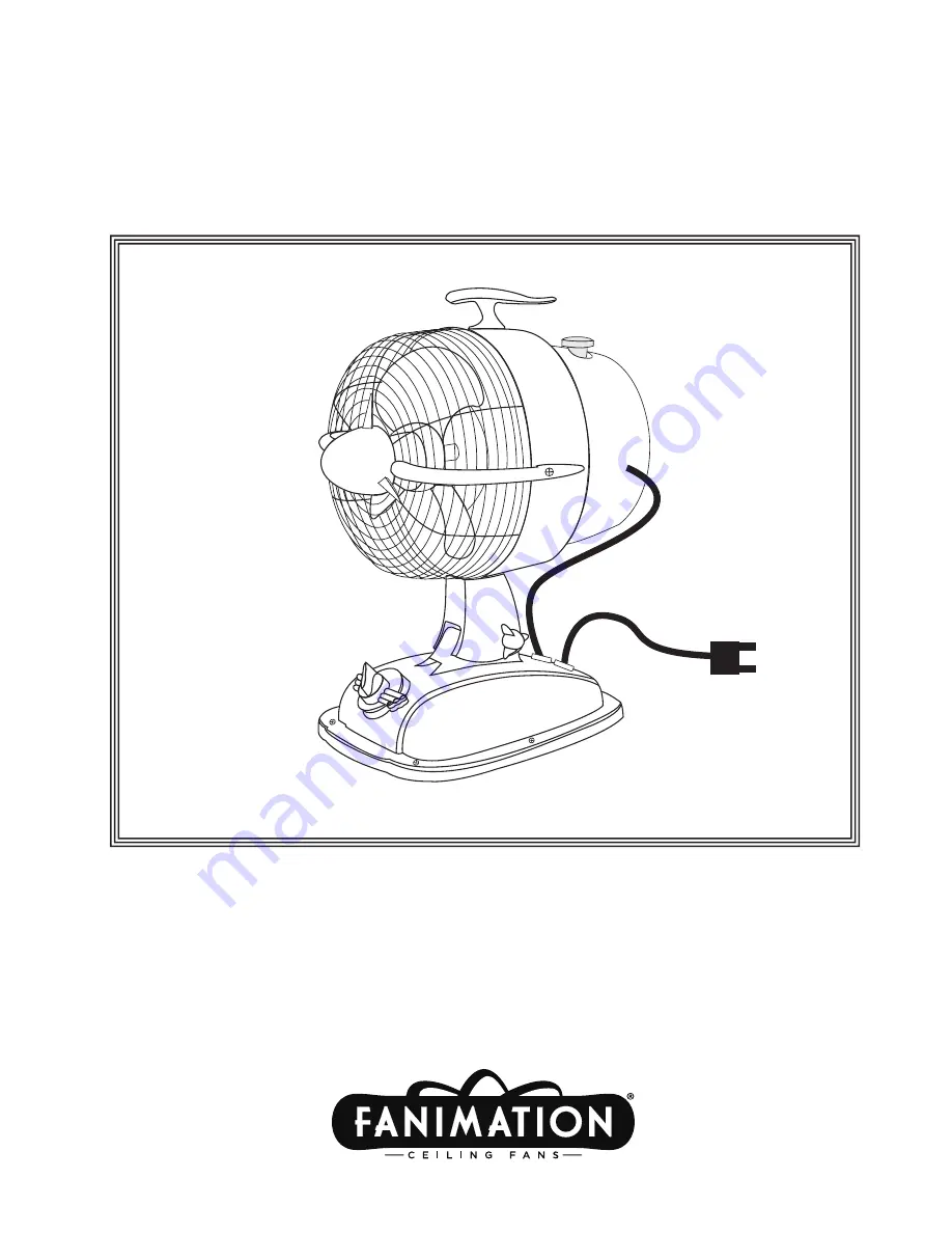 Fanimation Urbanjet FP7958SS Скачать руководство пользователя страница 1