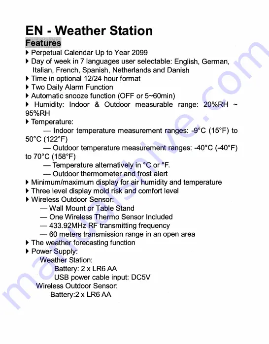 FanJu FJ3383C Manual Download Page 2