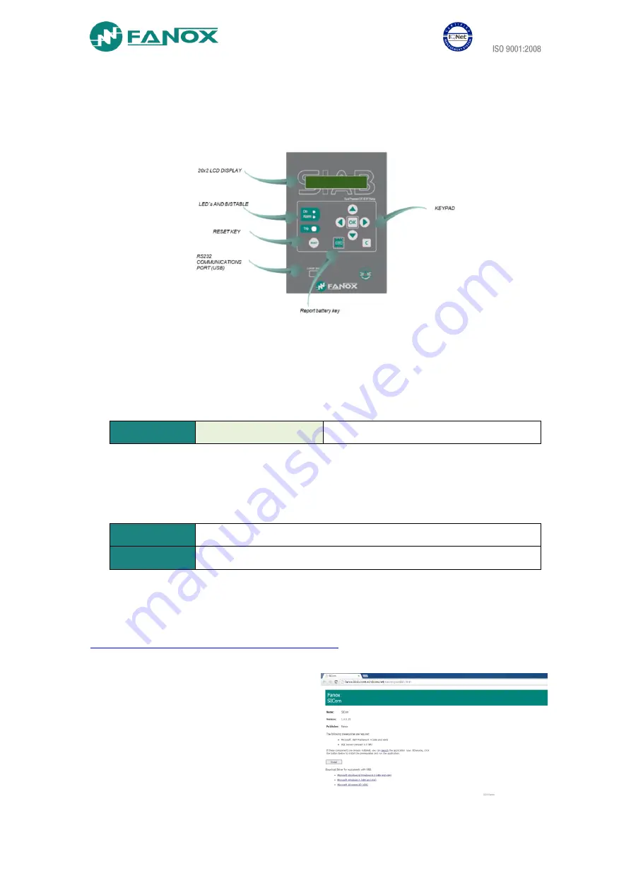 FANOX SIA-B Installation & Commissioning Manual Download Page 8