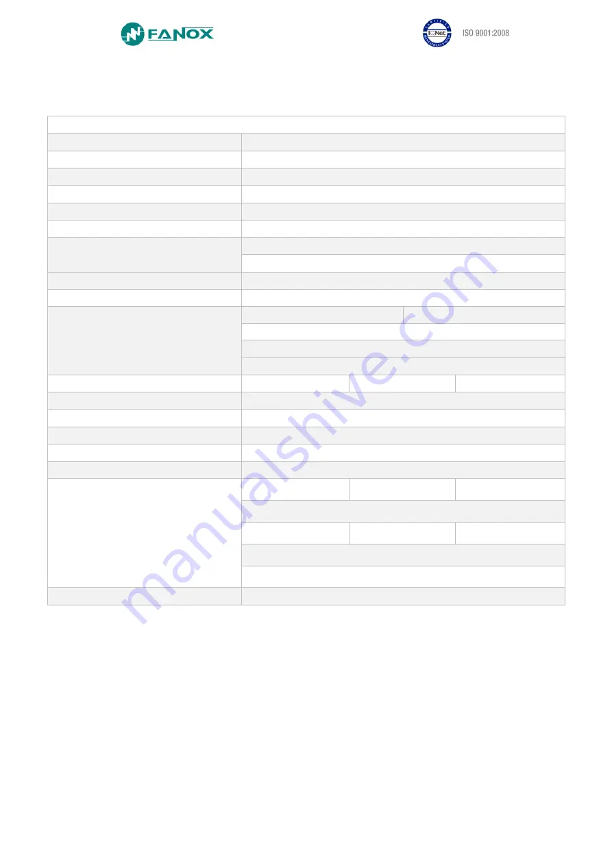 FANOX SIA-B Installation & Commissioning Manual Download Page 30