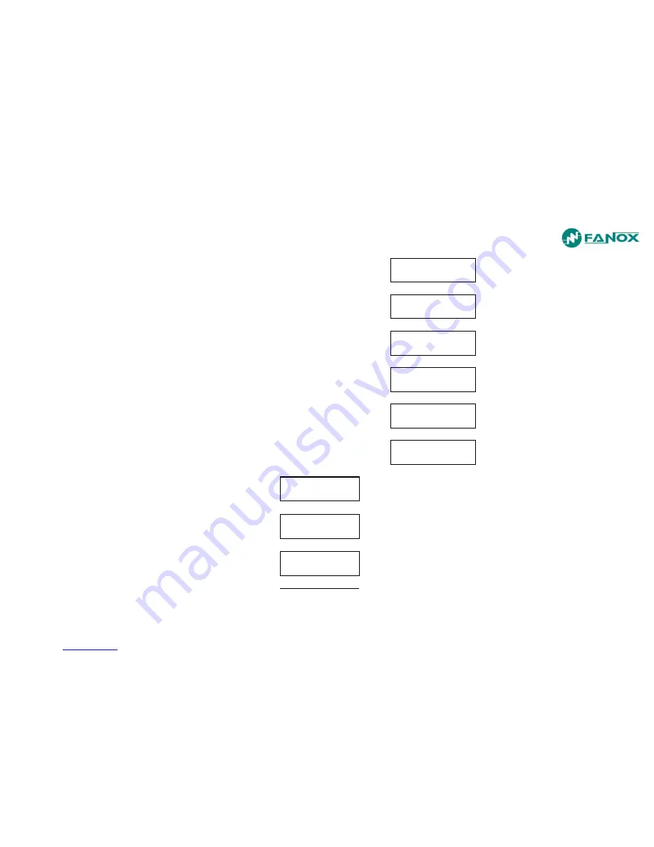 FANOX SIA-C User Manual Download Page 169