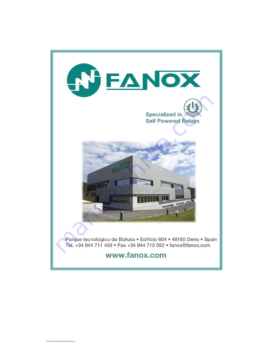 FANOX SIA-C User Manual Download Page 188