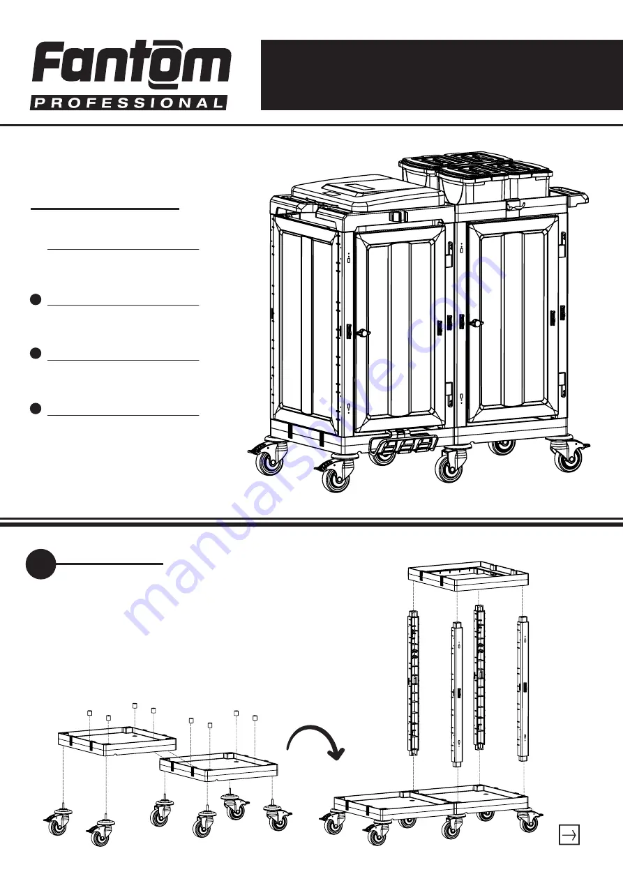 Fanset Fantom Professional PROCART 3350 Assembly Manual Download Page 7