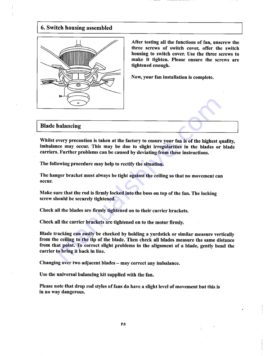 Fantasia Alpha Owner'S Instruction Manual Download Page 9