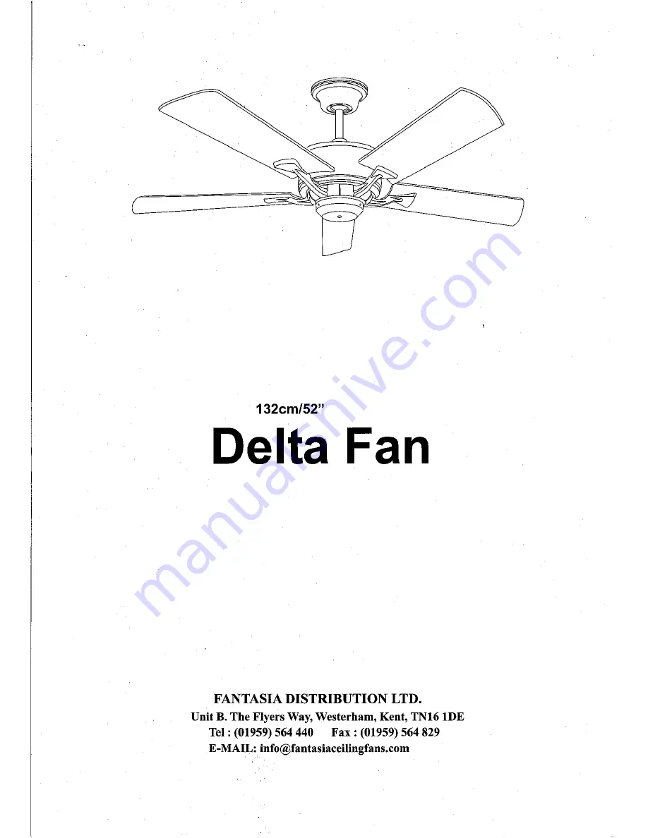 Fantasia Delta Owner'S Instruction Manual Download Page 7