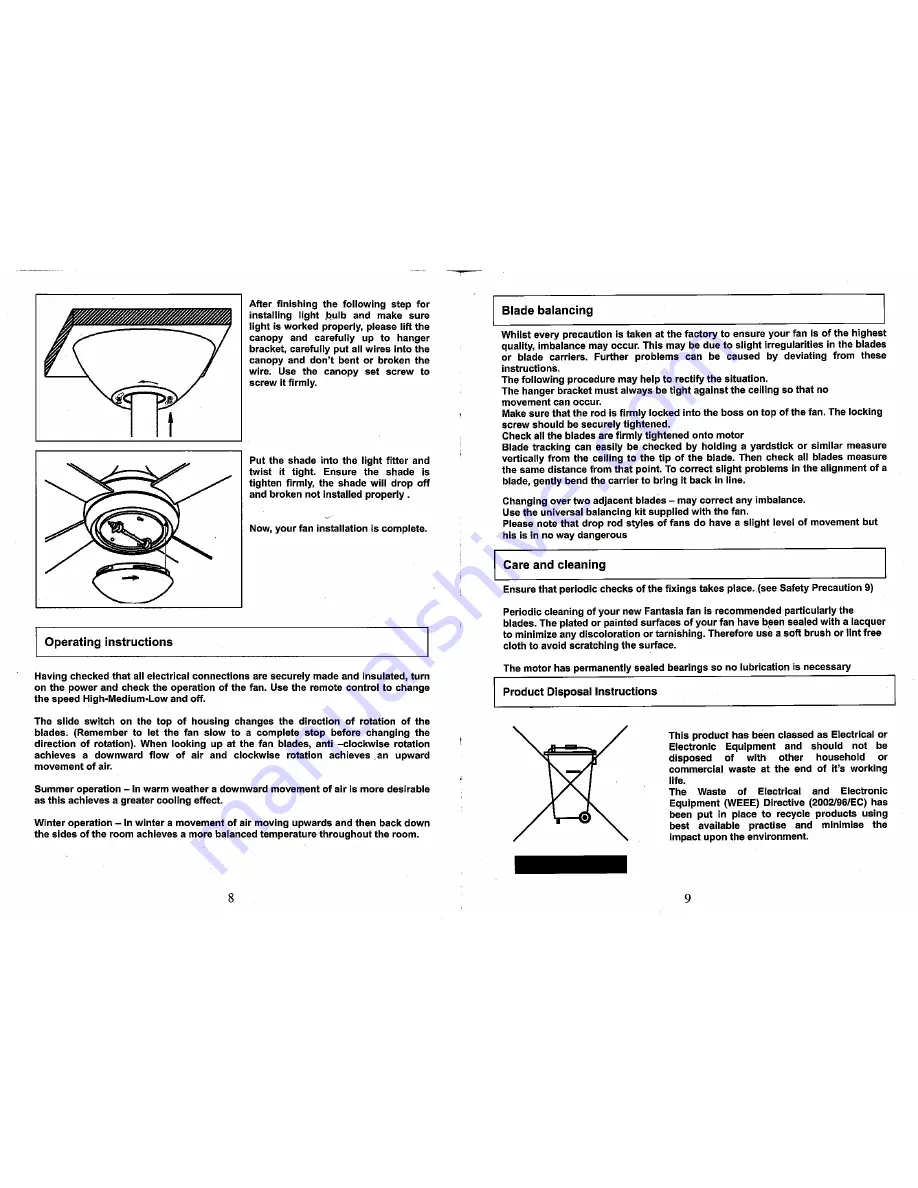 Fantasia Sigma Owner'S Instructions Manual Download Page 6