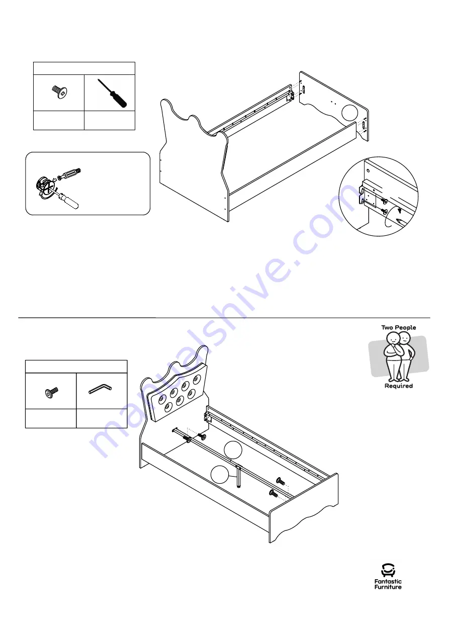 fantastic furniture Amirah Bed Single Quick Start Manual Download Page 7