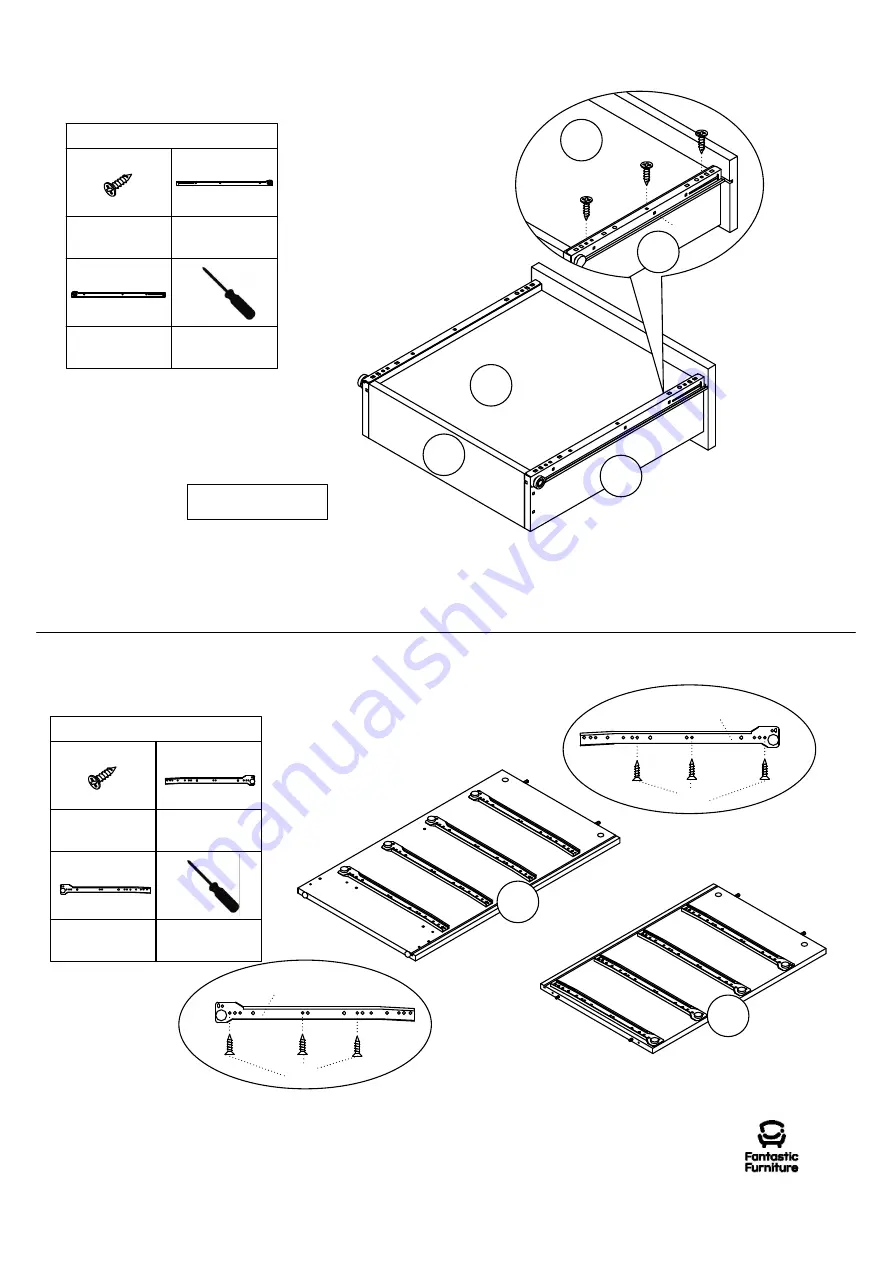 fantastic furniture Amirah Dresser Manual Download Page 7