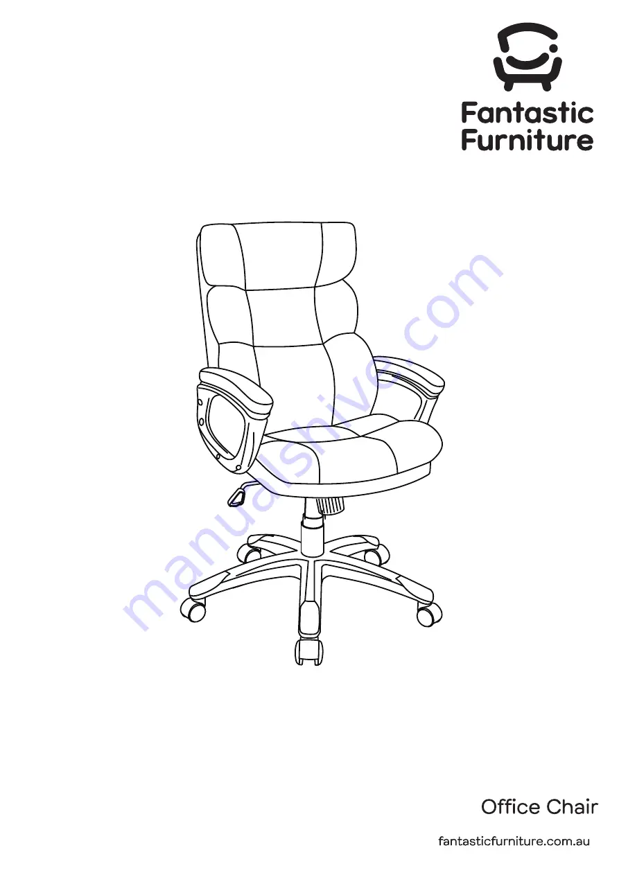 fantastic furniture ARDMORE Office Chair Скачать руководство пользователя страница 1