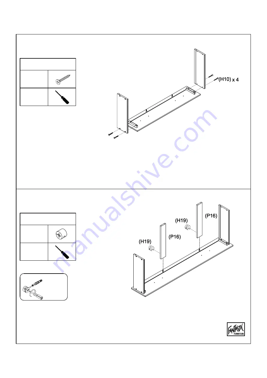 fantastic furniture Ashford Dresser 7 Drawer Manual Download Page 14