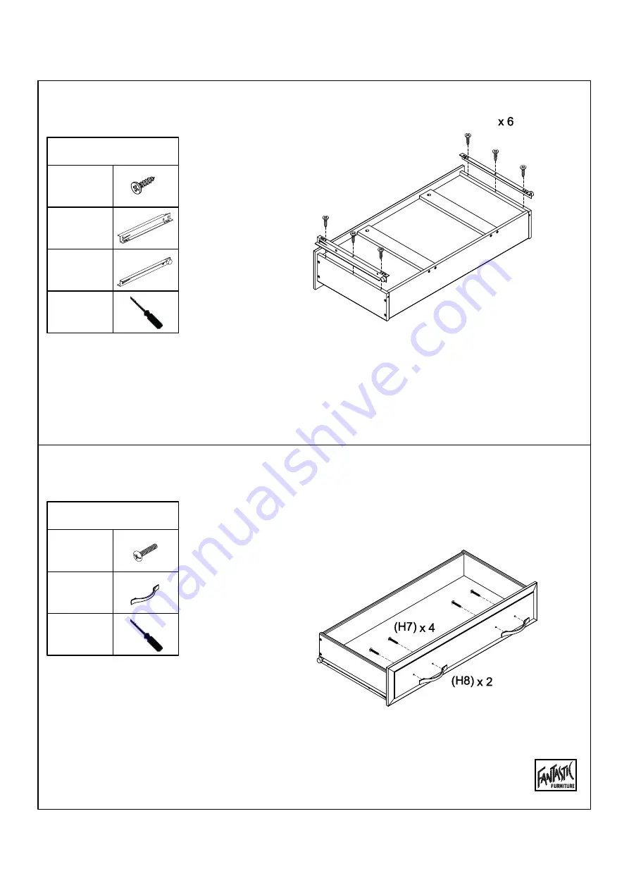 fantastic furniture Ashford Dresser 7 Drawer Скачать руководство пользователя страница 16