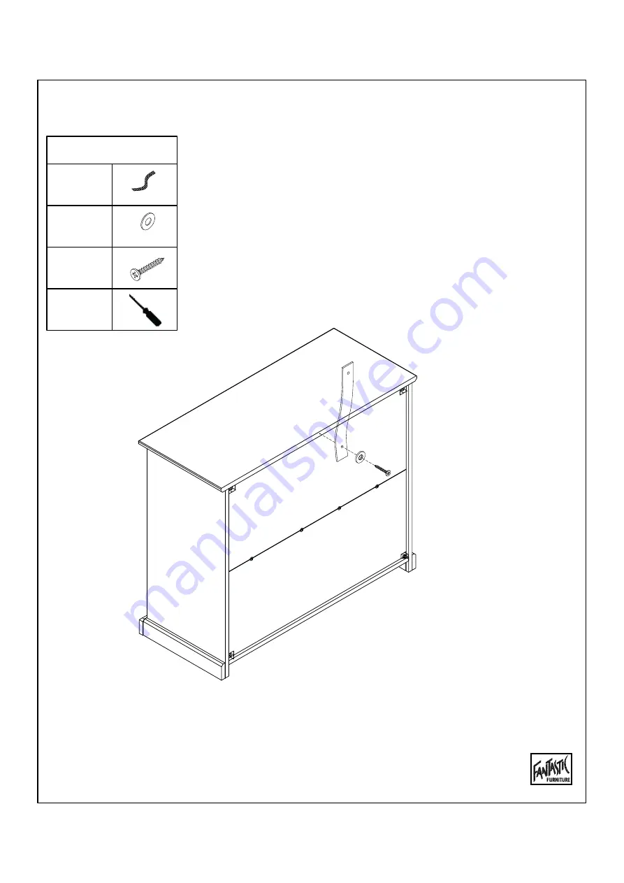 fantastic furniture Ashford Dresser 7 Drawer Скачать руководство пользователя страница 20