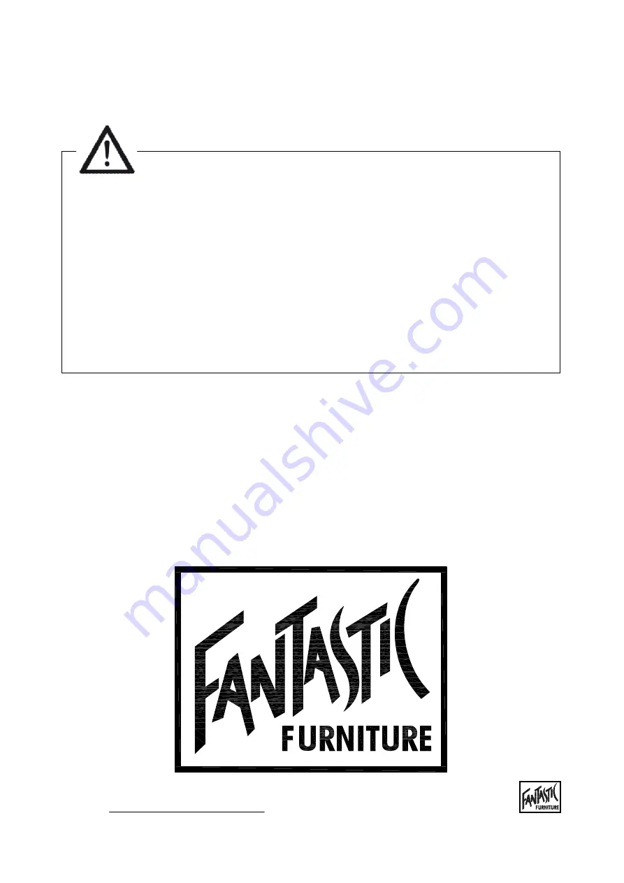 fantastic furniture Ashford Lowline Medium Manual Download Page 2