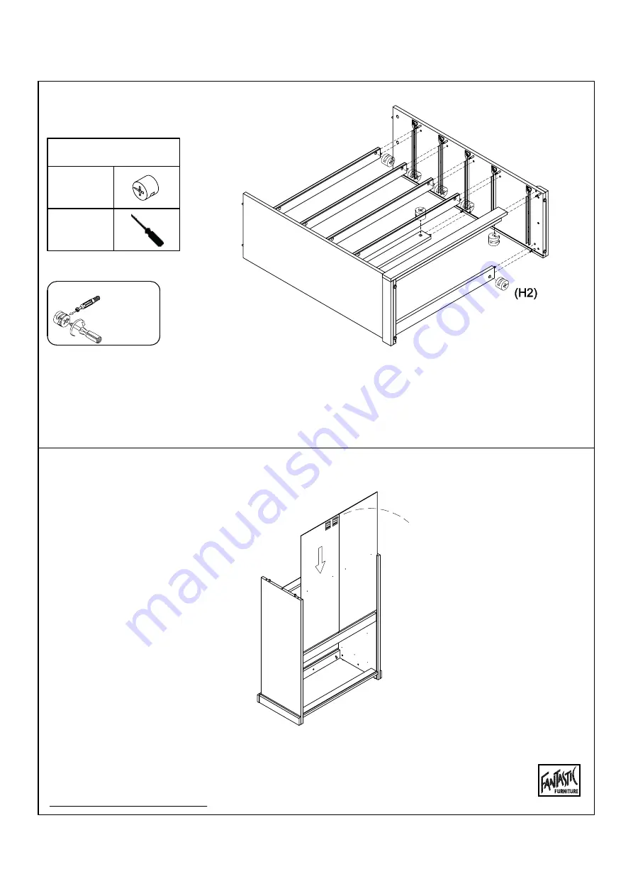 fantastic furniture Ashford Tallboy 5 Drawer Скачать руководство пользователя страница 10