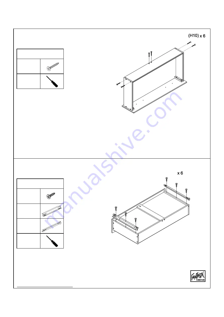 fantastic furniture Ashford Tallboy 5 Drawer Manual Download Page 14