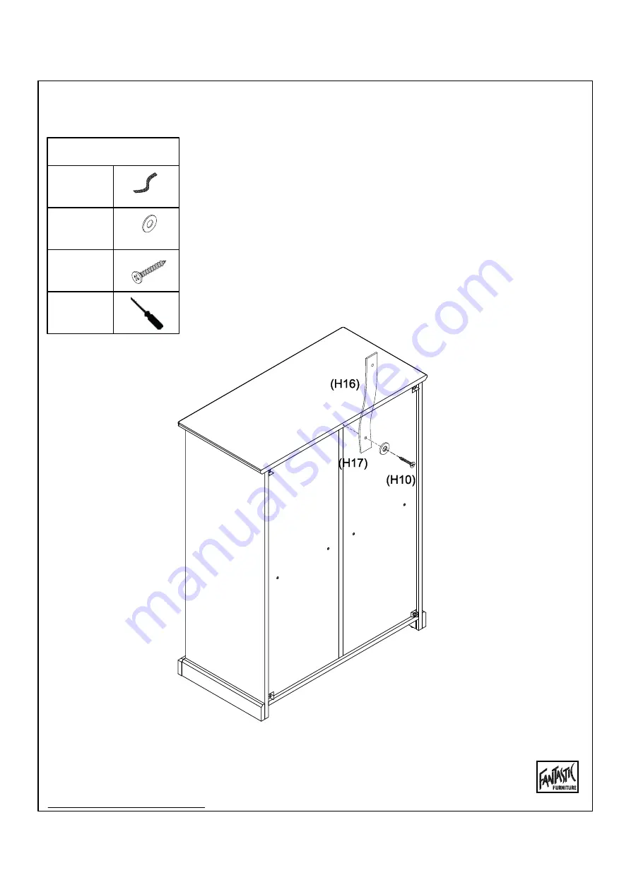 fantastic furniture Ashford Tallboy 5 Drawer Скачать руководство пользователя страница 19