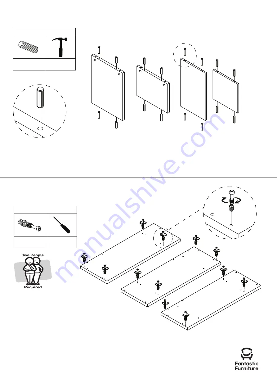 fantastic furniture Aspect Bookcase Скачать руководство пользователя страница 5