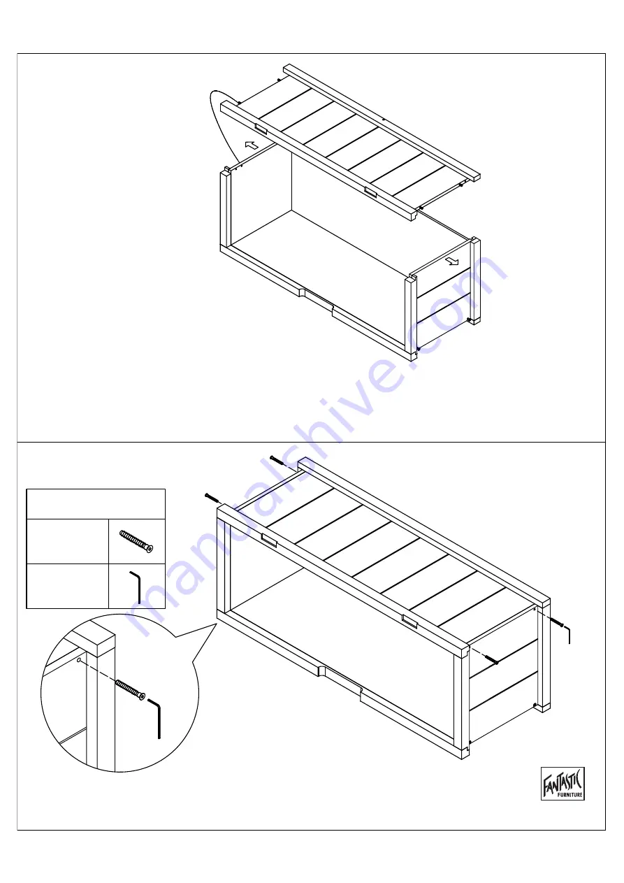 fantastic furniture BERGEN BLANKET BOX LARGE Скачать руководство пользователя страница 7