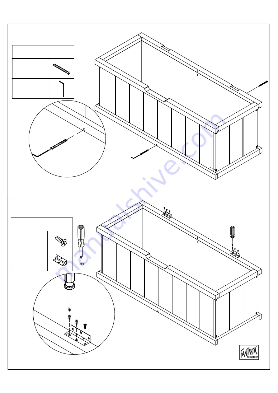 fantastic furniture BERGEN BLANKET BOX LARGE Скачать руководство пользователя страница 8