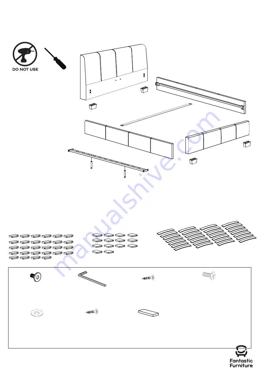 fantastic furniture Bravo King Bed Скачать руководство пользователя страница 4