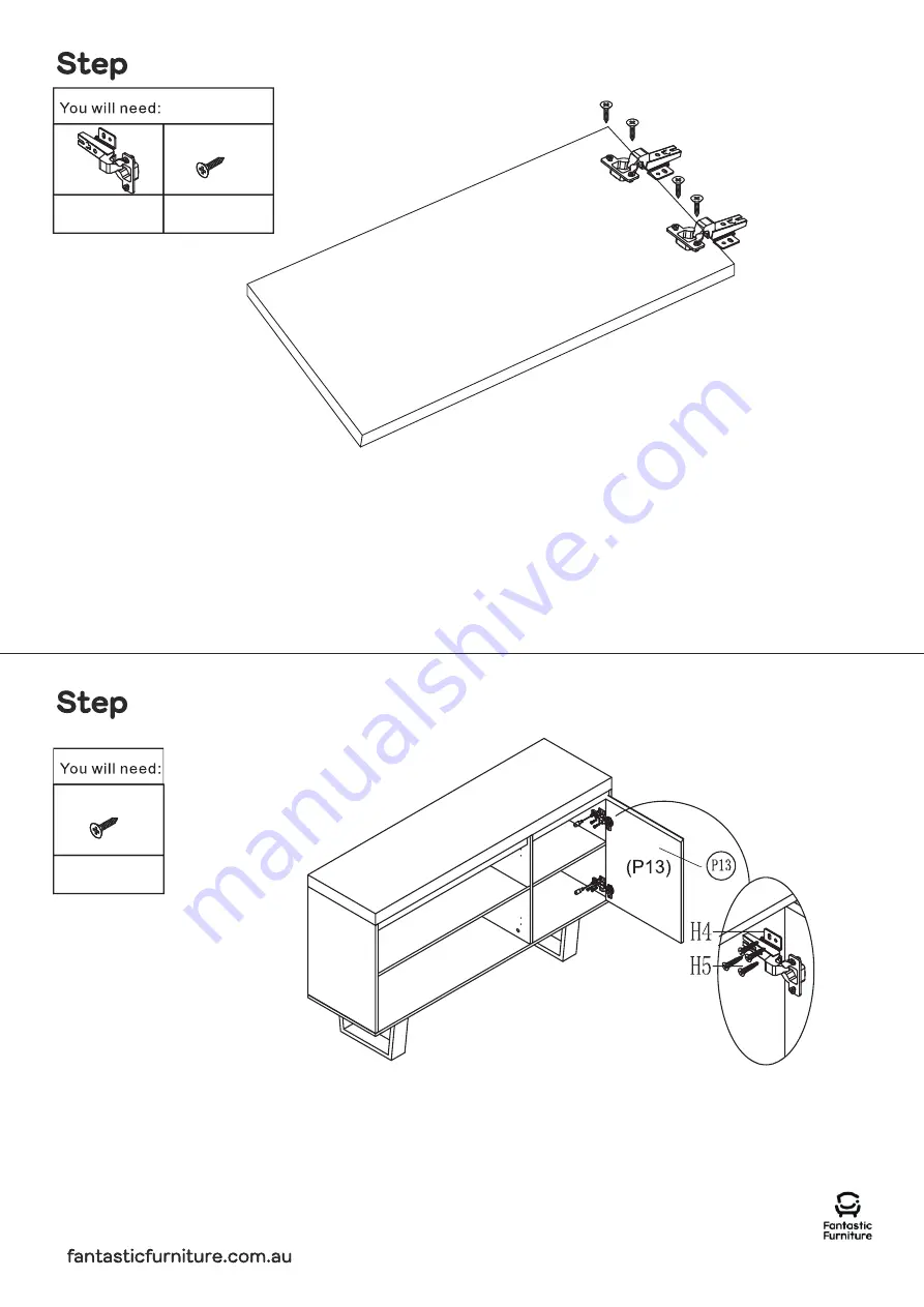 fantastic furniture Bridge Buffet Скачать руководство пользователя страница 12