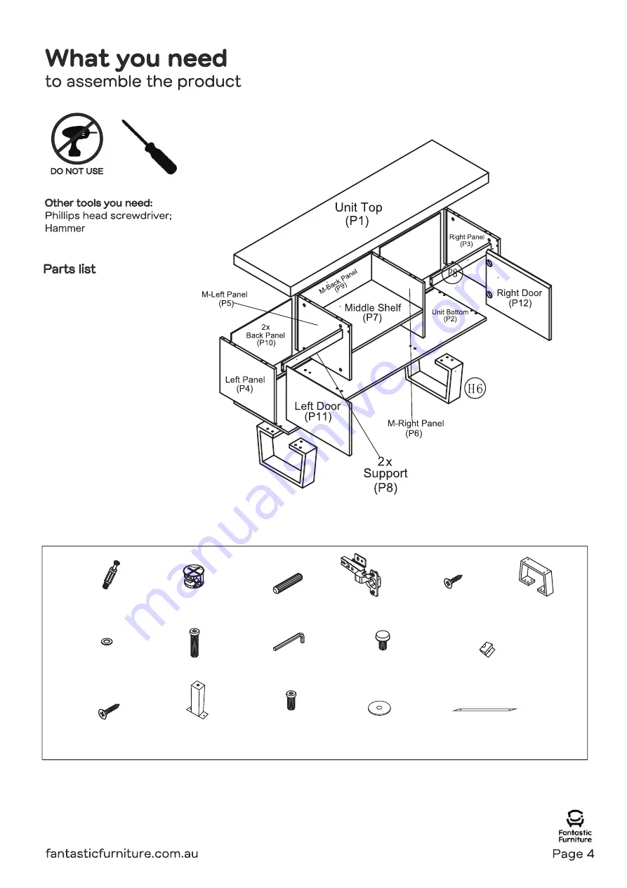 fantastic furniture Bridge Скачать руководство пользователя страница 4