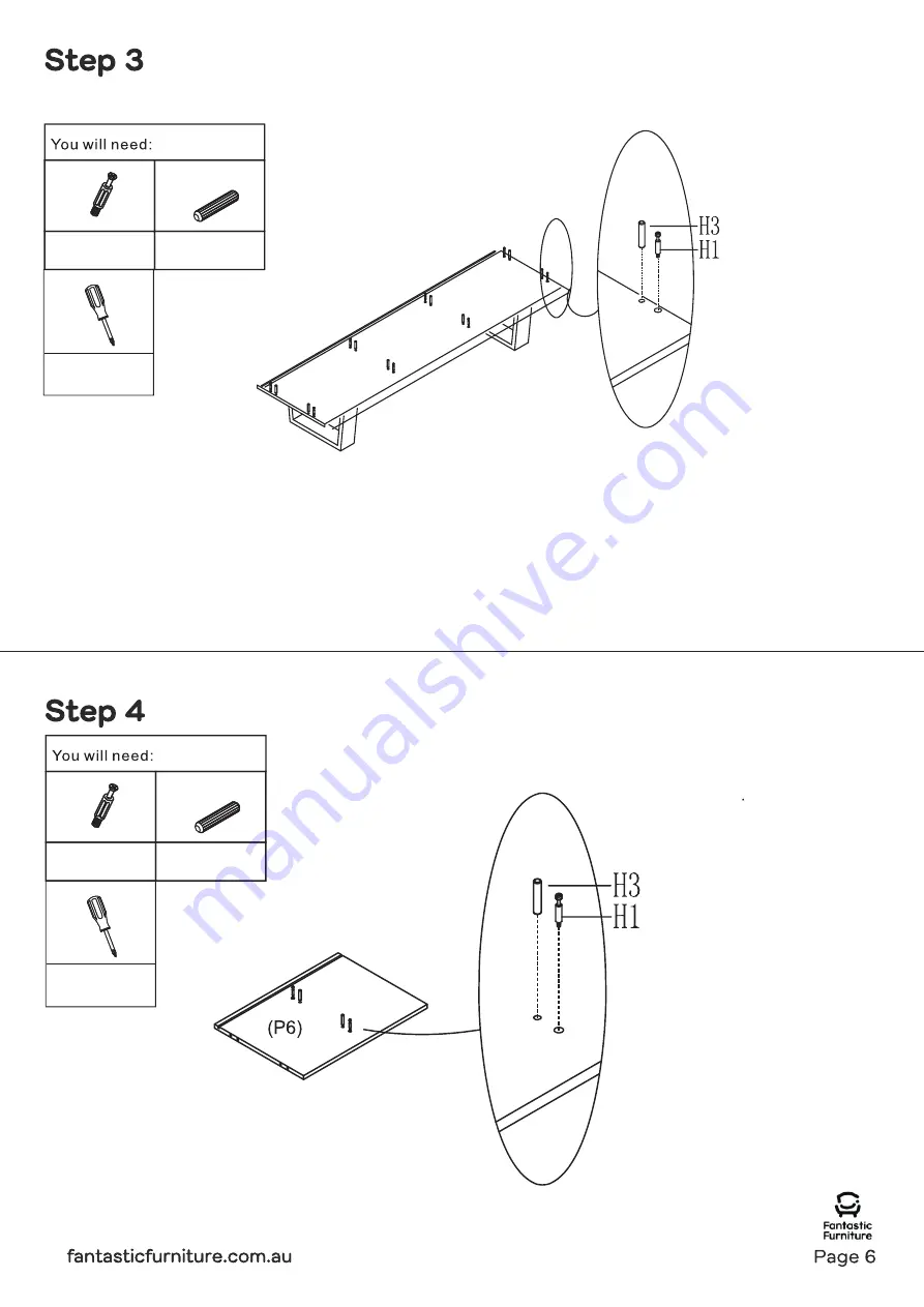 fantastic furniture Bridge Скачать руководство пользователя страница 6