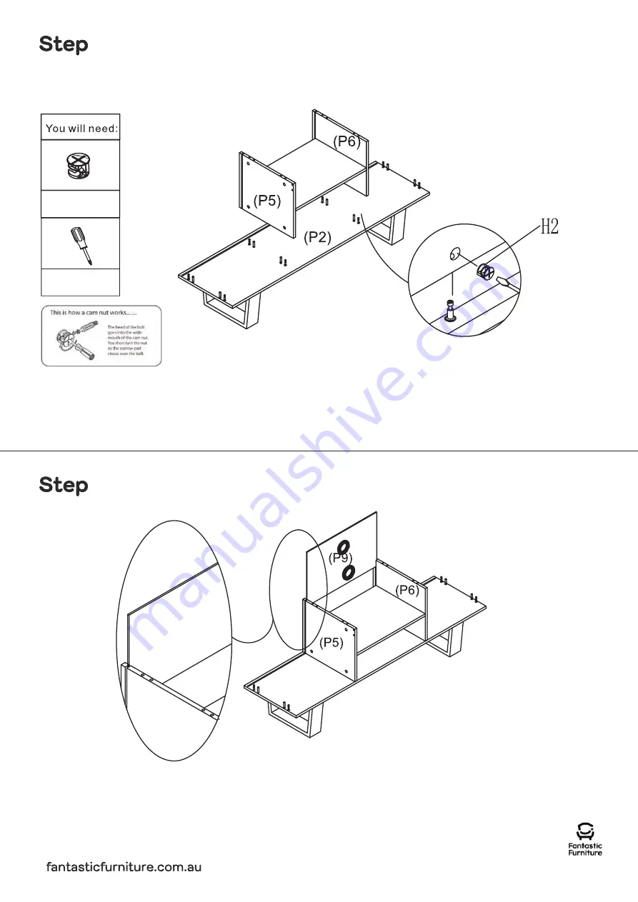 fantastic furniture Bridge Скачать руководство пользователя страница 8