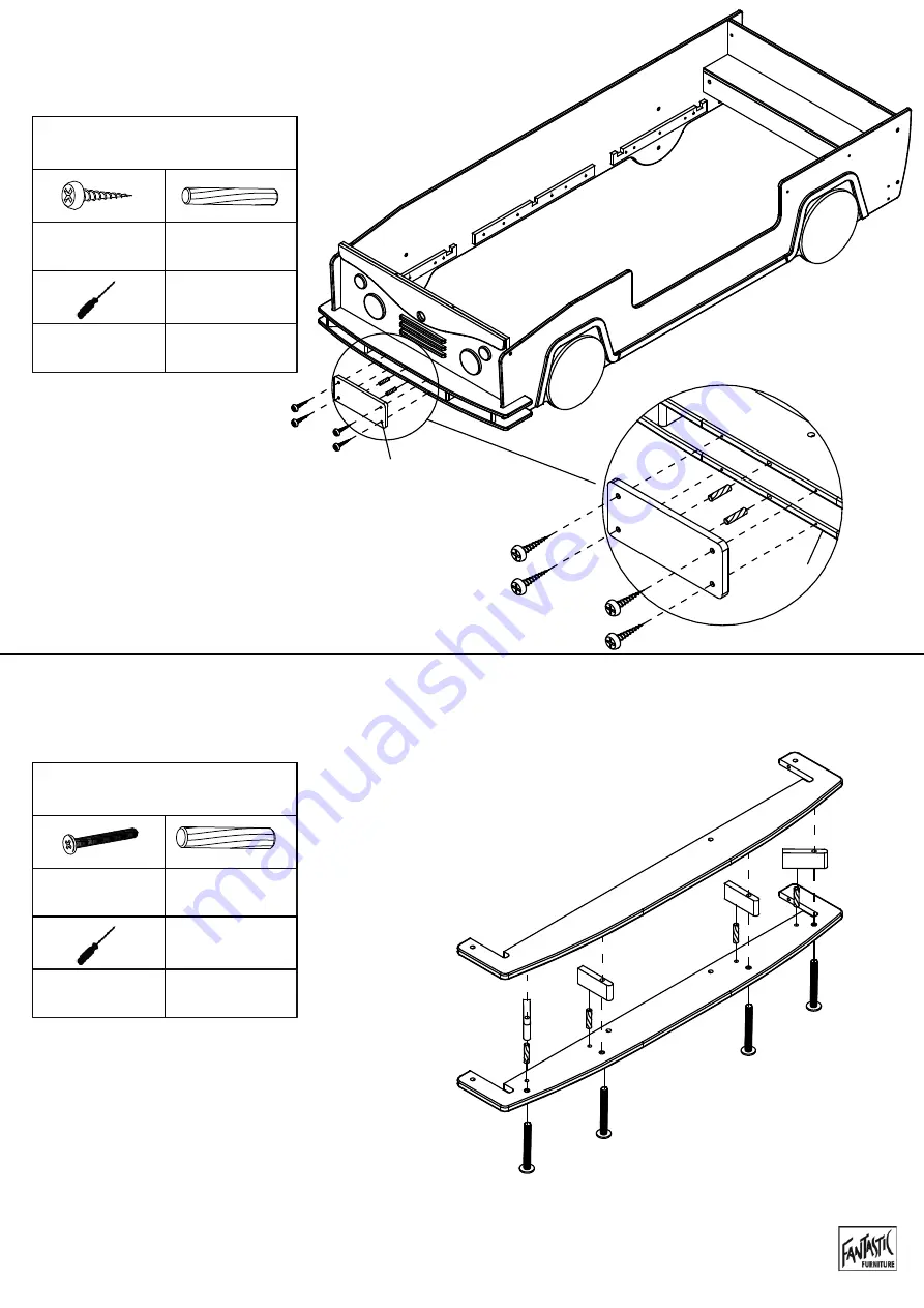 fantastic furniture BUSSY BUNK BED MK 2 Assembly Instructions Manual Download Page 15