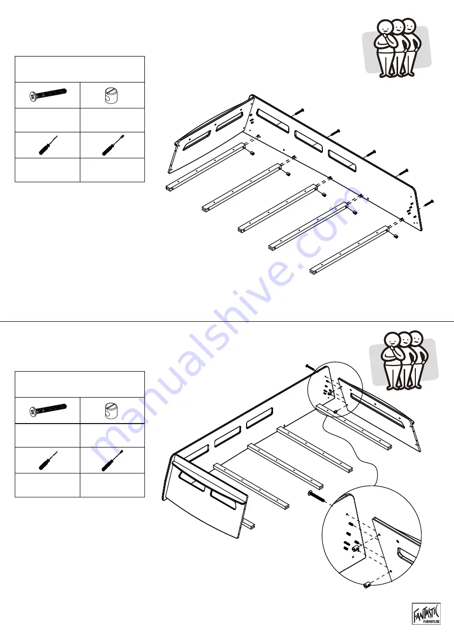 fantastic furniture BUSSY BUNK BED MK 2 Assembly Instructions Manual Download Page 30