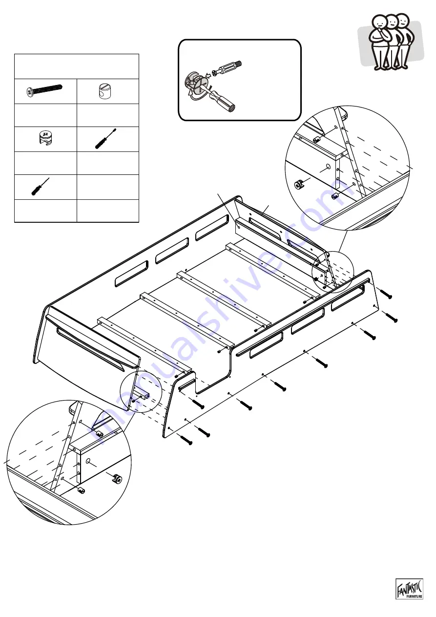 fantastic furniture BUSSY BUNK BED MK 2 Скачать руководство пользователя страница 32