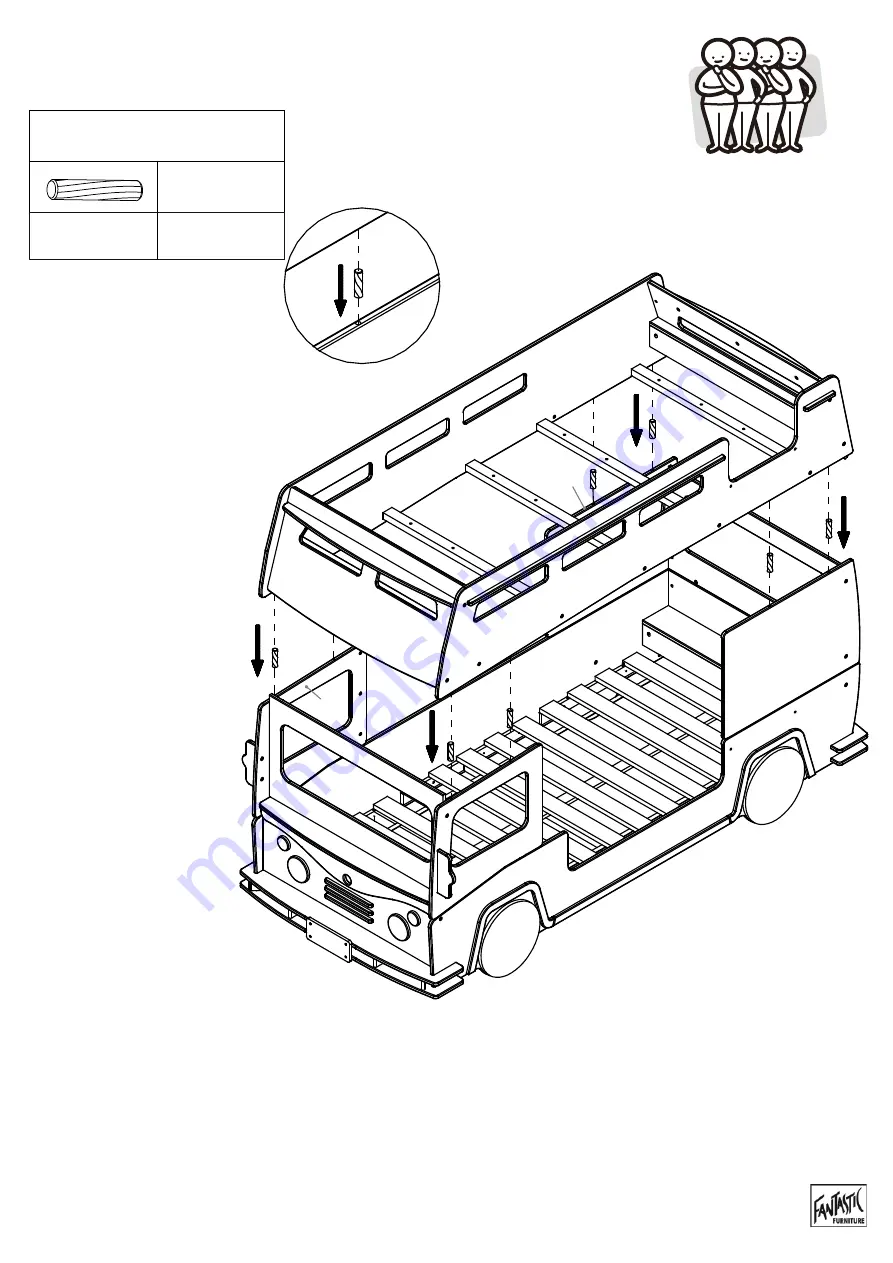 fantastic furniture BUSSY BUNK BED MK 2 Скачать руководство пользователя страница 33