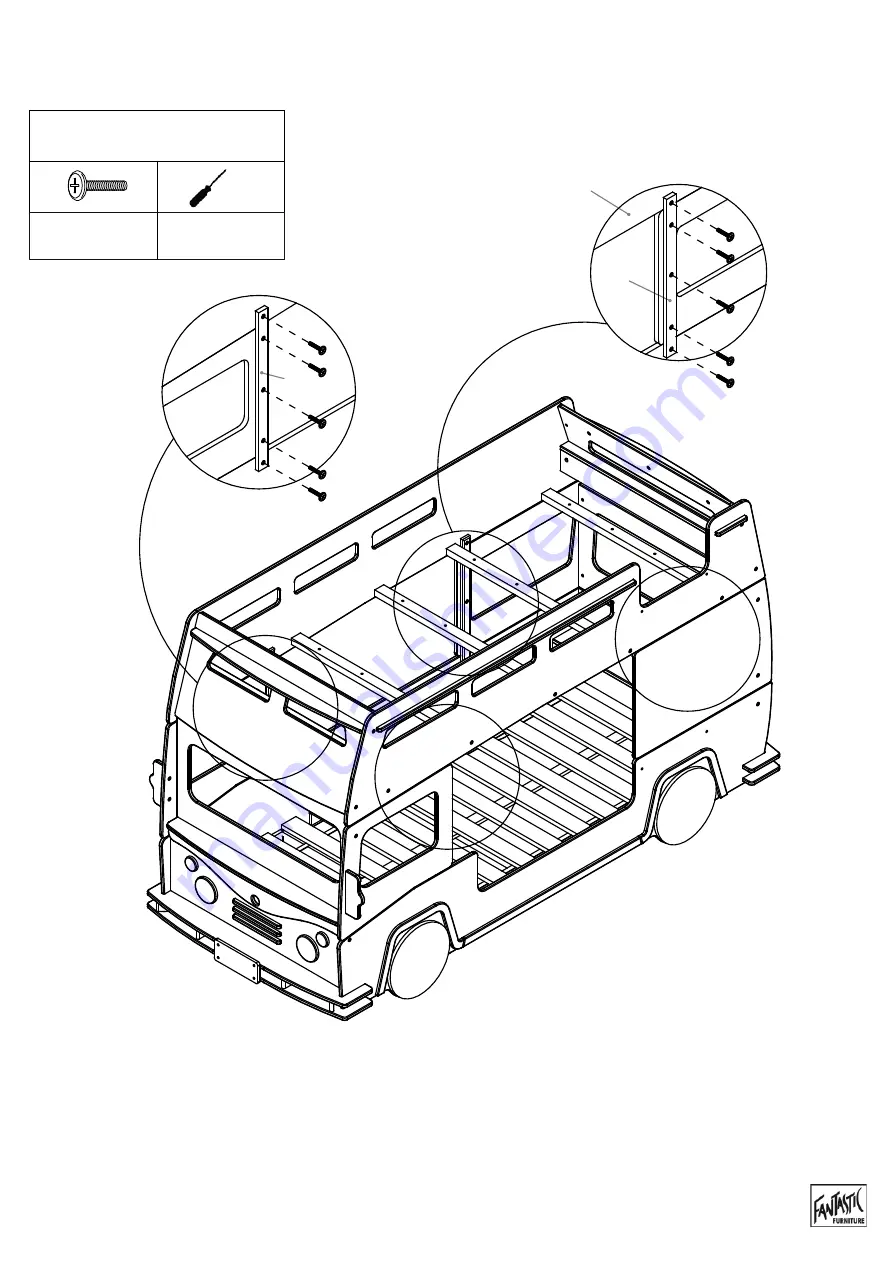 fantastic furniture BUSSY BUNK BED MK 2 Скачать руководство пользователя страница 34