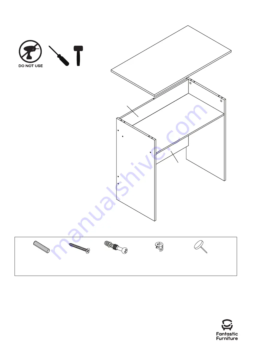 fantastic furniture Buzz Student Desk Скачать руководство пользователя страница 4