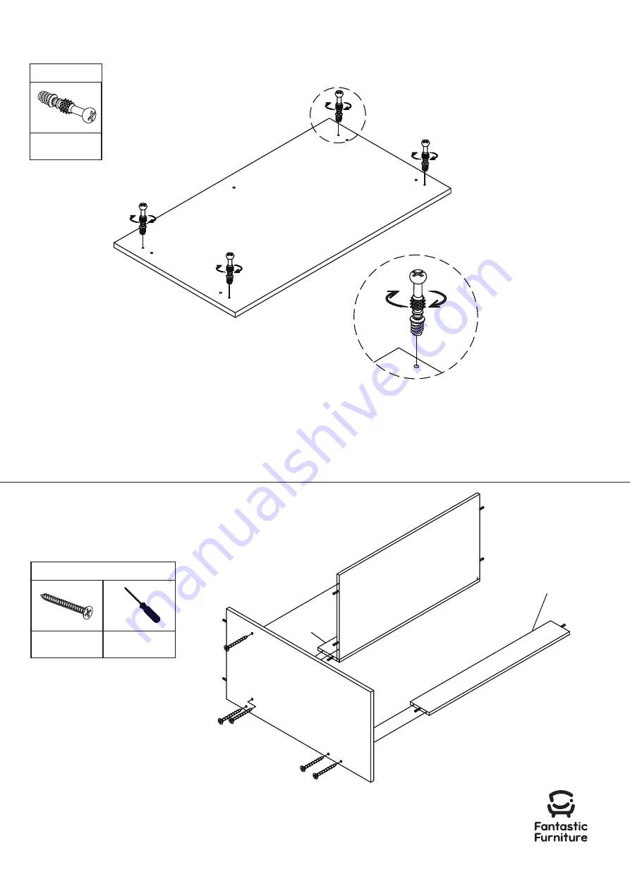 fantastic furniture Buzz Student Desk Скачать руководство пользователя страница 6