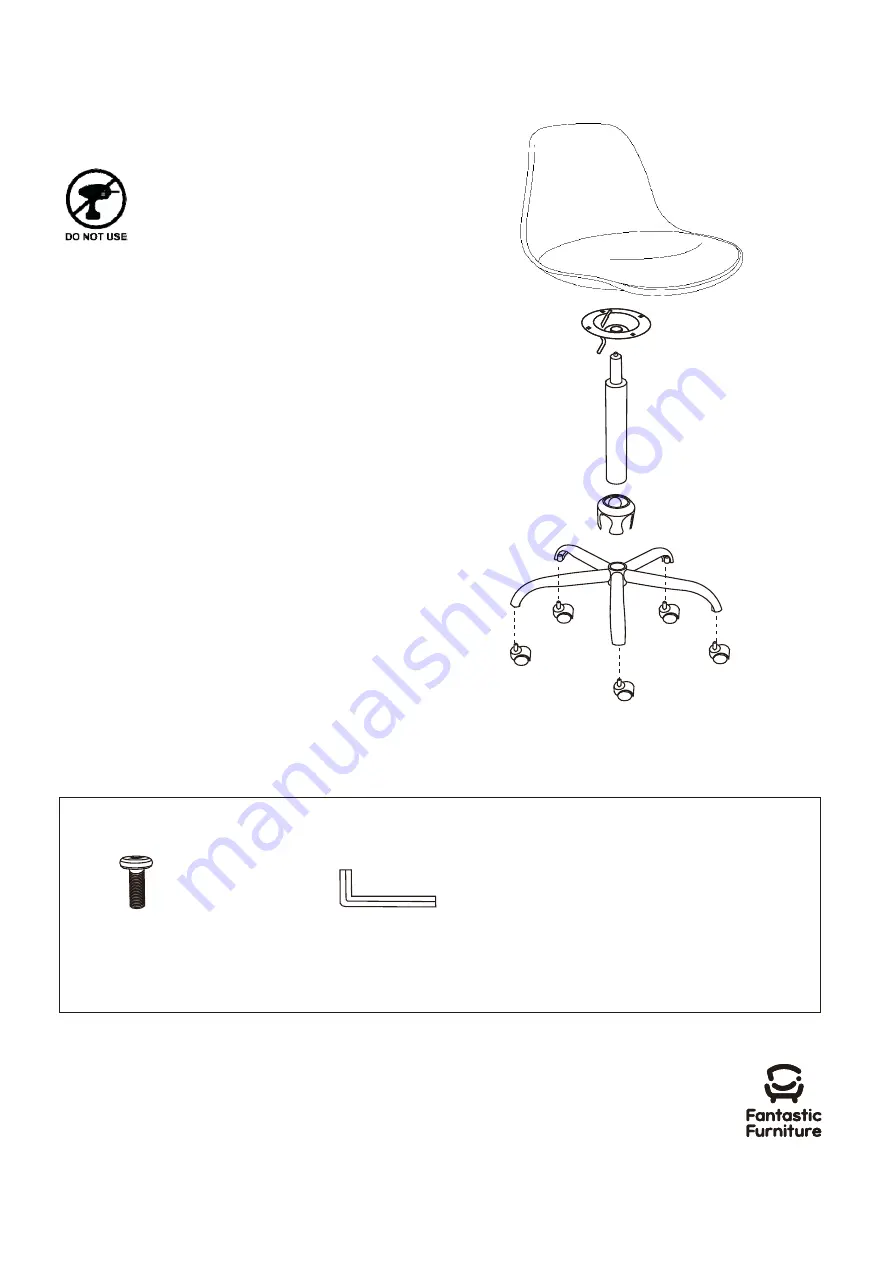 fantastic furniture Buzz Student Desk Скачать руководство пользователя страница 12