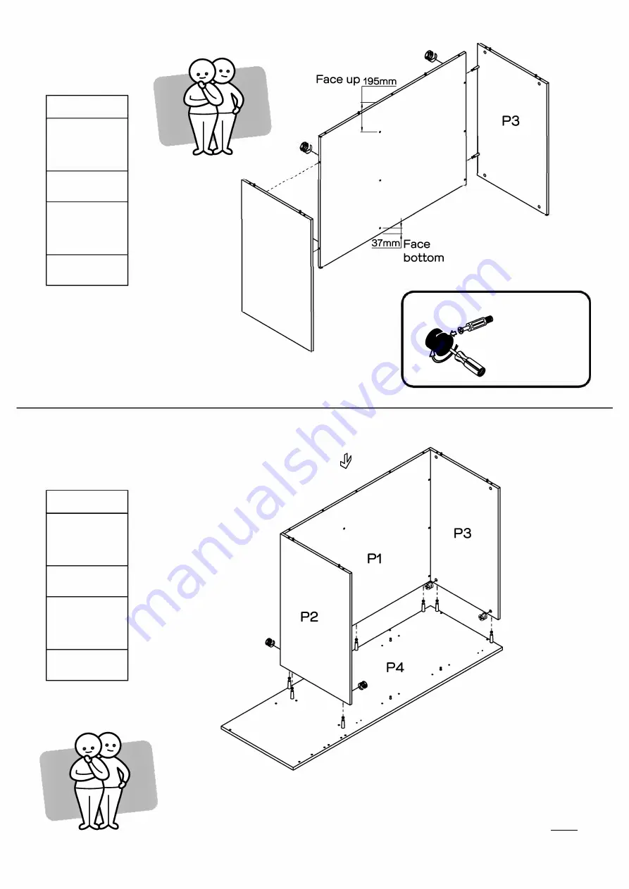 fantastic furniture Cabin King Single Loft Bed Скачать руководство пользователя страница 8