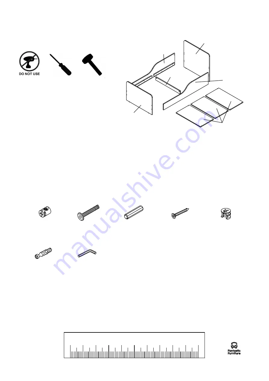 fantastic furniture CABIN TODDLER BED Manual Download Page 4