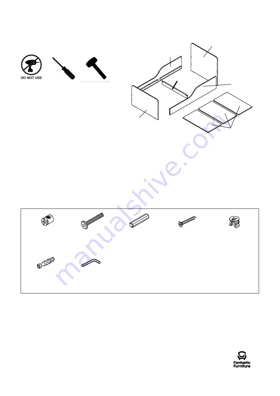 fantastic furniture Cabin Quick Start Manual Download Page 4