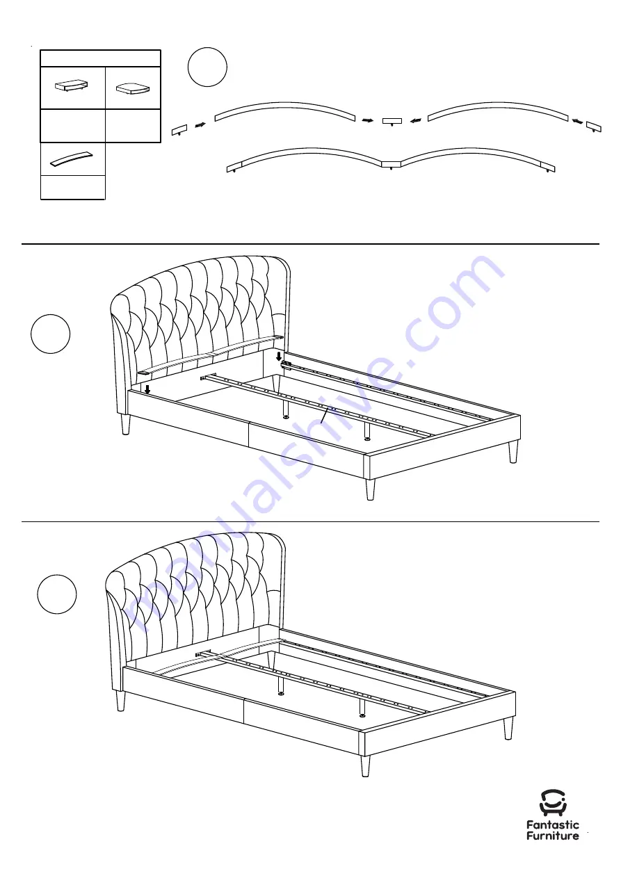 fantastic furniture Carrington Bed Manual Download Page 8