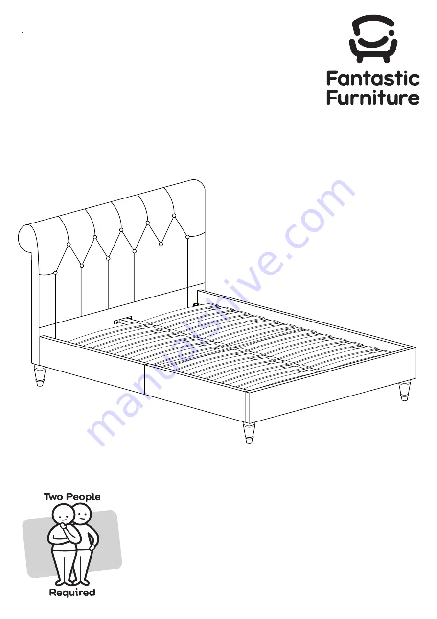 fantastic furniture Chester Queen Bed Скачать руководство пользователя страница 1