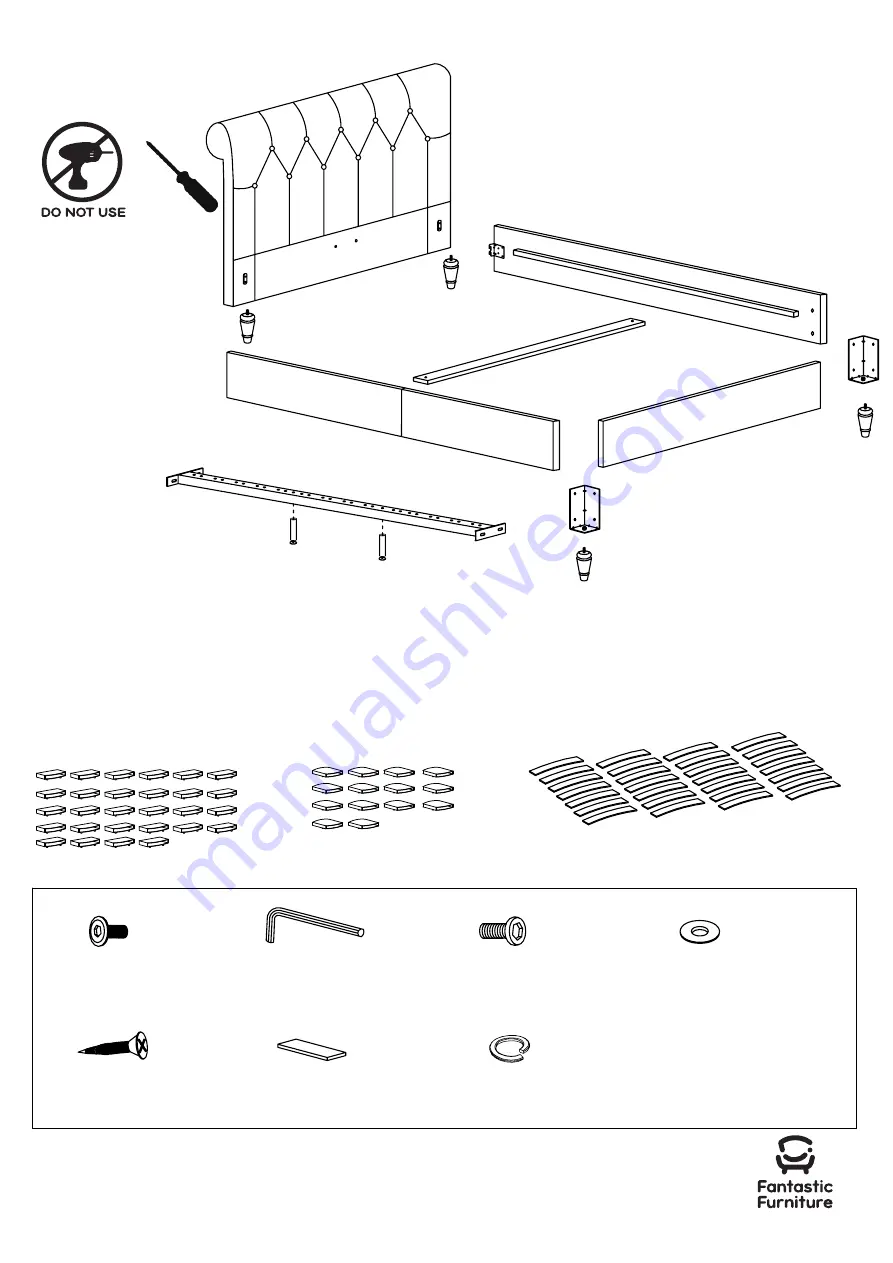 fantastic furniture Chester Queen Bed Скачать руководство пользователя страница 4