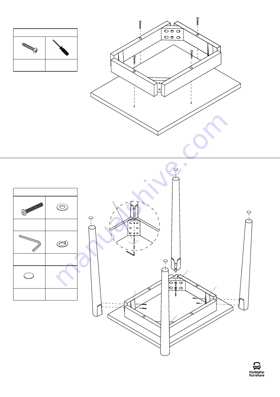 fantastic furniture Cloud Dresser Mirror Set 1 Drawer Скачать руководство пользователя страница 13