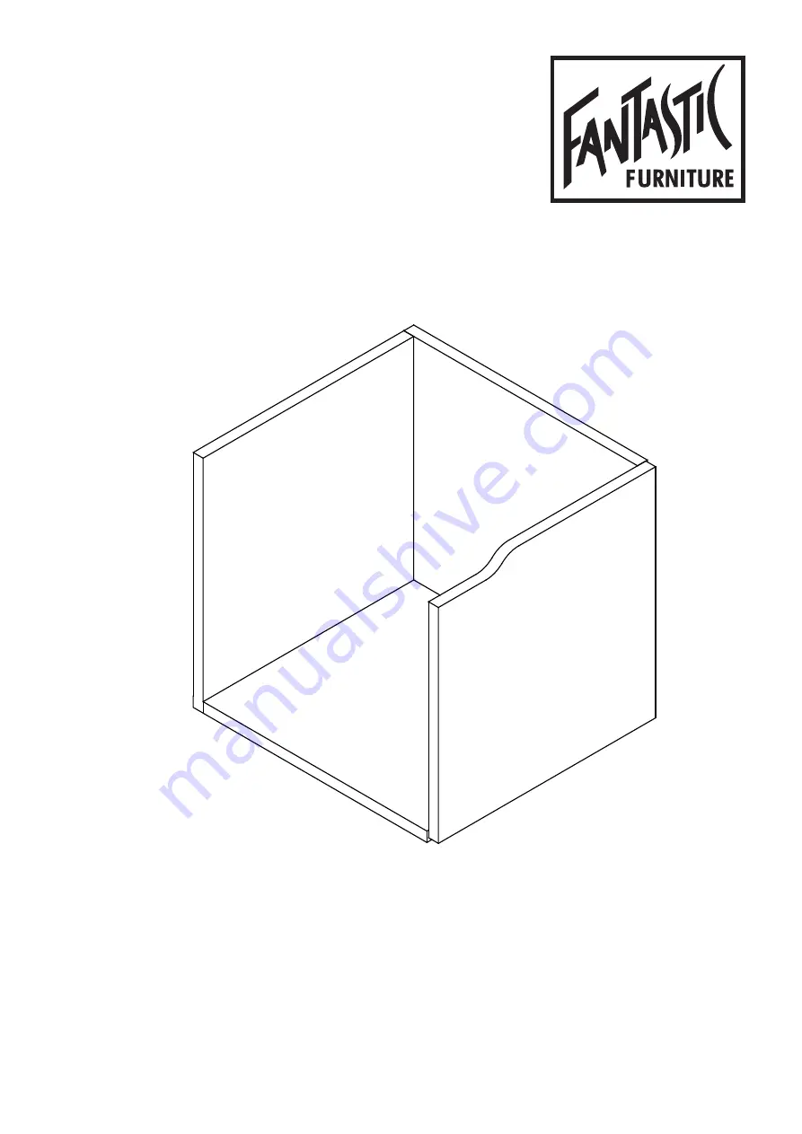 fantastic furniture CODA INSERT 1 DOOR STANDARD Скачать руководство пользователя страница 1